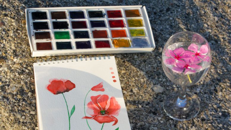 Aquarellabend in Hanau: Kostenloses Angebot für Erwachsene im Weststadtbüro am 25. Juni