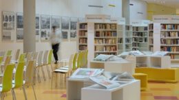 Klimatisierte Bibliothek in Hanau bietet ruhigen Arbeitsort mit kostenlosem WLAN