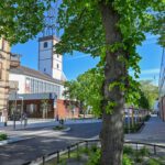 Letzte Arbeiten am Johanneskirchplatz: Ramsaystraße wird für Asphaltierung und neue Fahrradstellplätze kurzzeitig gesperrt