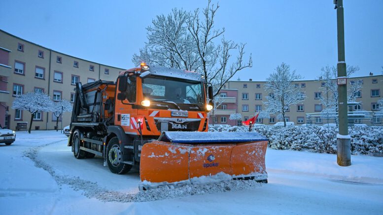 Starker Schneefall in Hanau führt zu Ausfällen bei Müllabfuhr und Unterricht